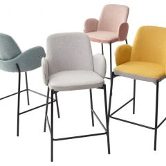 Полубарный стул NYX (H=65cm) VF113 светлая мята / VF115 серо-зеленый М-City в Губахе - gubaha.mebel24.online | фото 2