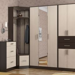 Прихожая ДИАНА-4 сек №10 (Венге/Дуб молочный) в Губахе - gubaha.mebel24.online | фото 3
