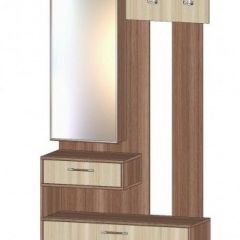 ИНФИНИТИ Прихожая Секция с зеркалом (ясень шимо комб.) в Губахе - gubaha.mebel24.online | фото