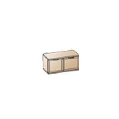Прихожая Карина композиция 3 (Гикори Джексон светлый) в Губахе - gubaha.mebel24.online | фото 5