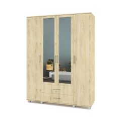 ЕВА Шкаф 4-х дверный Е43 в Губахе - gubaha.mebel24.online | фото 5