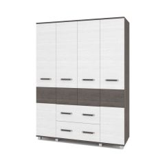 ВИОРА Шкаф 4-х дверный В43 в Губахе - gubaha.mebel24.online | фото