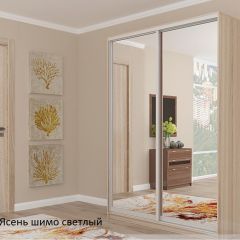 Шкаф №5 1.5-2 Оптима 2300х1504х452 (фасад 2 зеркала) в Губахе - gubaha.mebel24.online | фото 5
