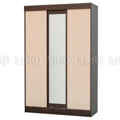 БАСЯ Шкаф (Дуб беленый/Венге) в Губахе - gubaha.mebel24.online | фото