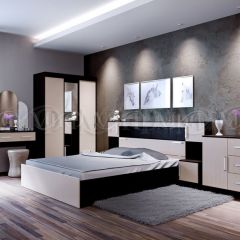 БАСЯ Шкаф (Дуб беленый/Венге) в Губахе - gubaha.mebel24.online | фото 3