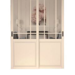 Шкаф-купе 1500 серии NEW CLASSIC K2+K2+B2+PL2(2 ящика+1 штанга+1 полка) профиль «Капучино» в Губахе - gubaha.mebel24.online | фото 14