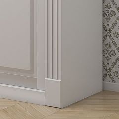 Шкаф-купе 1500 серии NEW CLASSIC K2+K2+B2+PL2(2 ящика+1 штанга+1 полка) профиль «Капучино» в Губахе - gubaha.mebel24.online | фото 4