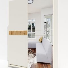 Шкаф-купе 1600 серии SOFT D6+D4+B2+PL2 (2 ящика+1штанга+1 полка) профиль «Капучино» в Губахе - gubaha.mebel24.online | фото 2