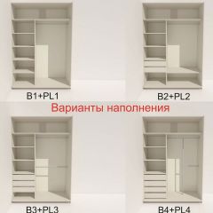 Шкаф-купе 1600 серии SOFT D6+D4+B2+PL2 (2 ящика+1штанга+1 полка) профиль «Капучино» в Губахе - gubaha.mebel24.online | фото 7