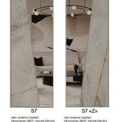 Шкаф-купе 1700 серии SILVER S1+S1+B2+PL2 (2 ящика+1 штанга+1 полка) профиль «Серебро» в Губахе - gubaha.mebel24.online | фото 13