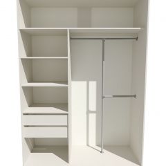Шкаф-купе 1800 серии SOFT D8+D2+B2+PL4 (2 ящика+F обр.штанга) профиль «Графит» в Губахе - gubaha.mebel24.online | фото 2