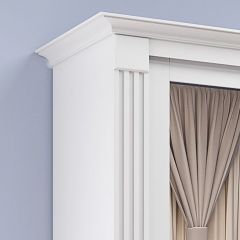 Шкаф-купе 2450 серии NEW CLASSIC K1+K1+K1+B22+PL4 (по 2 ящика лев/прав+F обр.штанга) профиль «Капучино» в Губахе - gubaha.mebel24.online | фото 4