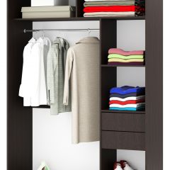 Шкаф-купе Фаворит 1.5 серия Альянс (Венге) в Губахе - gubaha.mebel24.online | фото 2