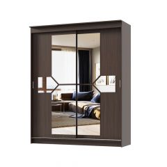 Шкаф-купе Фаворит 2.0 серия Альянс (Венге) в Губахе - gubaha.mebel24.online | фото