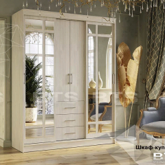 Шкаф-купе Маэстро (Ясень белый) в Губахе - gubaha.mebel24.online | фото 2