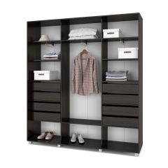 МАРТИН Шкаф-купе Венге (2200*450) М421 в Губахе - gubaha.mebel24.online | фото 4