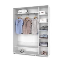 РОЛАНД Шкаф-купе Анкор светлый (450*1700) Р471 в Губахе - gubaha.mebel24.online | фото 3