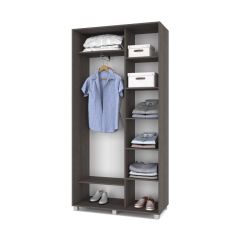 РОЛАНД Шкаф-купе Анкор темный (450*1100) Р411 в Губахе - gubaha.mebel24.online | фото 2