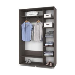 РОЛАНД Шкаф-купе Анкор темный (450*1400) Р441 в Губахе - gubaha.mebel24.online | фото 3