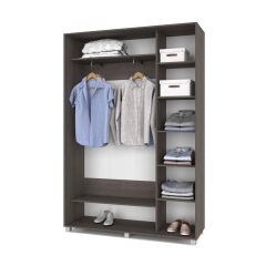 РОЛАНД Шкаф-купе Анкор темный (450*1500) Р451 в Губахе - gubaha.mebel24.online | фото 2