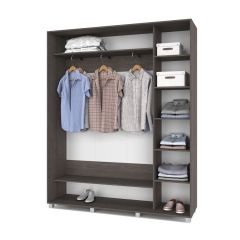 РОЛАНД Шкаф-купе Анкор темный (450*1800) Р481 в Губахе - gubaha.mebel24.online | фото 2