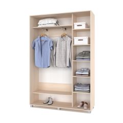 РОЛАНД Шкаф-купе Млечный дуб (450*1500) Р451 в Губахе - gubaha.mebel24.online | фото 3