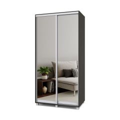 РОЛАНД Шкаф-купе с зеркалами Венге (450*1100) Р413 в Губахе - gubaha.mebel24.online | фото 2