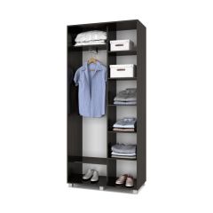РОЛАНД Шкаф-купе с зеркалом Венге (450*1000) Р402 в Губахе - gubaha.mebel24.online | фото 3