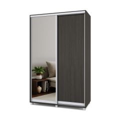 РОЛАНД Шкаф-купе с зеркалом Венге (450*1400) Р442 в Губахе - gubaha.mebel24.online | фото 2