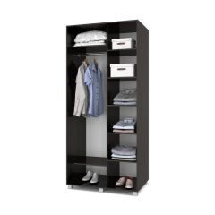 РОЛАНД Шкаф-купе с зеркалом Венге (600*1000) Р602 в Губахе - gubaha.mebel24.online | фото 2