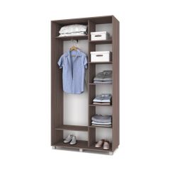 РОЛАНД Шкаф-купе Шимо темный (450*1100) Р411 в Губахе - gubaha.mebel24.online | фото 2
