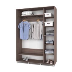 РОЛАНД Шкаф-купе Шимо темный (450*1600) Р461 в Губахе - gubaha.mebel24.online | фото 3