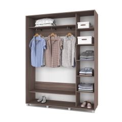 РОЛАНД Шкаф-купе Шимо темный (450*1700) Р471 в Губахе - gubaha.mebel24.online | фото 3