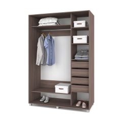 РОЛАНД Шкаф-купе Шимо темный (600*1700) Р671 в Губахе - gubaha.mebel24.online | фото 4