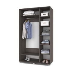 РОЛАНД Шкаф-купе зеркалом Анкор темный (600*1500) Р652 в Губахе - gubaha.mebel24.online | фото 2