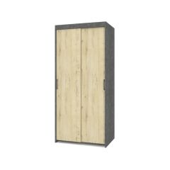 ТОМАС Шкаф-купе Камень темный - Ирландский дуб Т21 в Губахе - gubaha.mebel24.online | фото