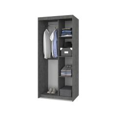 ТОМАС Шкаф-купе Камень темный - Ирландский дуб Т21 в Губахе - gubaha.mebel24.online | фото 2