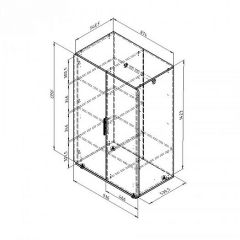 Шкаф Дельта Лофт-13.01 Дуб Ирладндский в Губахе - gubaha.mebel24.online | фото 3