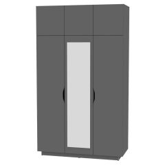 Шкаф с зеркалом "Аврора (H21_M)" в Губахе - gubaha.mebel24.online | фото 20