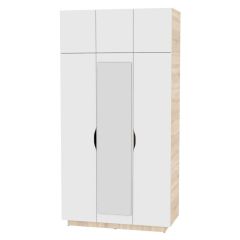 Шкаф с зеркалом "Аврора (H23_M)" в Губахе - gubaha.mebel24.online | фото