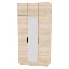 Шкаф с зеркалом "Аврора (H23_M)" в Губахе - gubaha.mebel24.online | фото 5