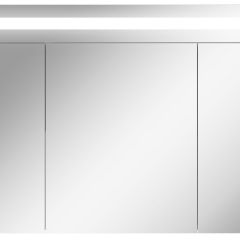 Шкаф-зеркало Аврора 100 с подсветкой LED Домино (DV8012HZ) в Губахе - gubaha.mebel24.online | фото 1