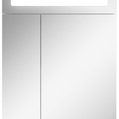 Шкаф-зеркало Аврора 60 с подсветкой LED Домино (DV8005HZ) в Губахе - gubaha.mebel24.online | фото 4