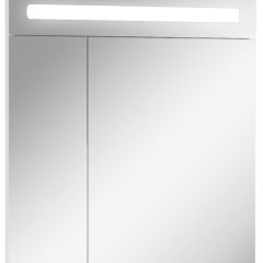 Шкаф-зеркало Аврора 65 с подсветкой LED Домино (DV8006HZ) в Губахе - gubaha.mebel24.online | фото
