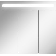 Шкаф-зеркало Аврора 80 с подсветкой LED Домино (DV8009HZ) в Губахе - gubaha.mebel24.online | фото 4