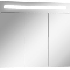 Шкаф-зеркало Аврора 80 с подсветкой LED Домино (DV8009HZ) в Губахе - gubaha.mebel24.online | фото 1