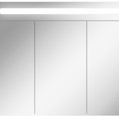Шкаф-зеркало Аврора 85 с подсветкой LED Домино (DV8010HZ) в Губахе - gubaha.mebel24.online | фото 4