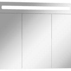 Шкаф-зеркало Аврора 85 с подсветкой LED Домино (DV8010HZ) в Губахе - gubaha.mebel24.online | фото