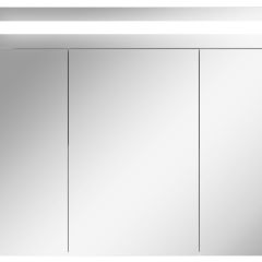 Шкаф-зеркало Аврора 90 с подсветкой LED Домино (DV8011HZ) в Губахе - gubaha.mebel24.online | фото 4