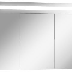 Шкаф-зеркало Аврора 90 с подсветкой LED Домино (DV8011HZ) в Губахе - gubaha.mebel24.online | фото 1